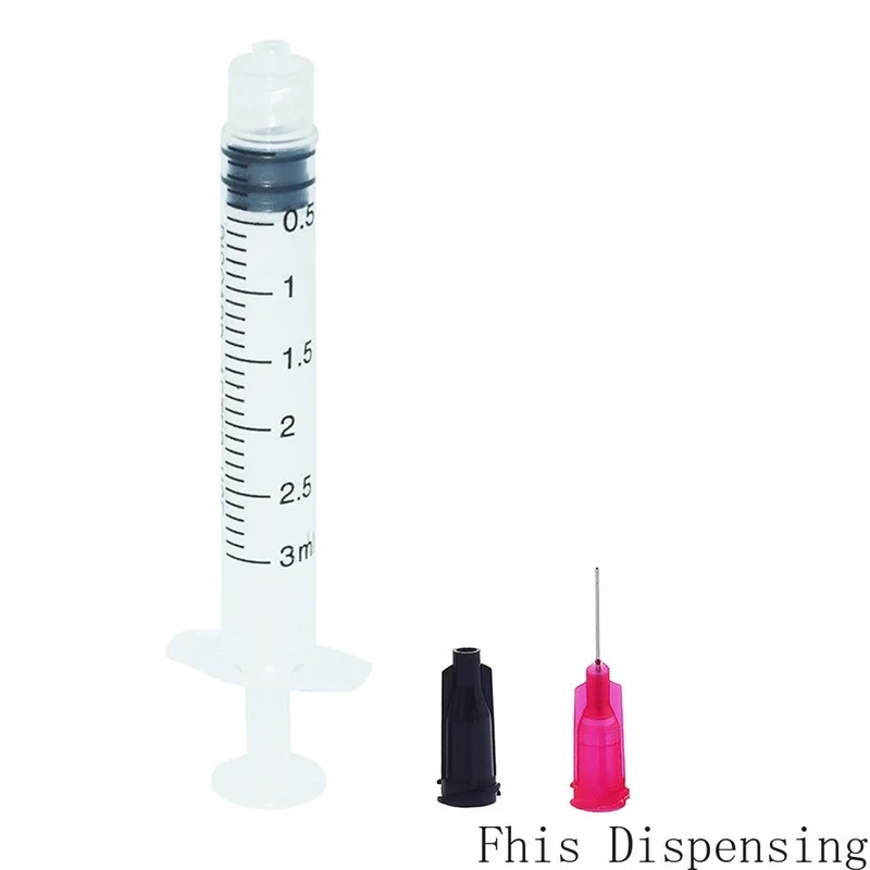 Lot De 100 Aiguilles De Distribution 25G (0.4mm) à Pointe Émoussée Avec Connecteur Luer Bleu