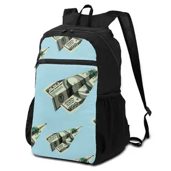 

OLN Ultralight Backpack Money Banknote Paper Airplane Foldable Packable Sport Bag for Travel Camping Hiking Cycling with Pouch