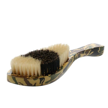 

Hair Brush for Men, Wave Brush Curved 360 Waves Duet Hybrid Beard Brush