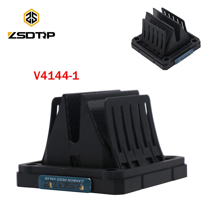 

ZSDTRP Intake Reed Valve Carbon Fiber For Yamaha Y125Z RXZ135 RXZ135 VForc4 V4144-1 ATV Motorcycle