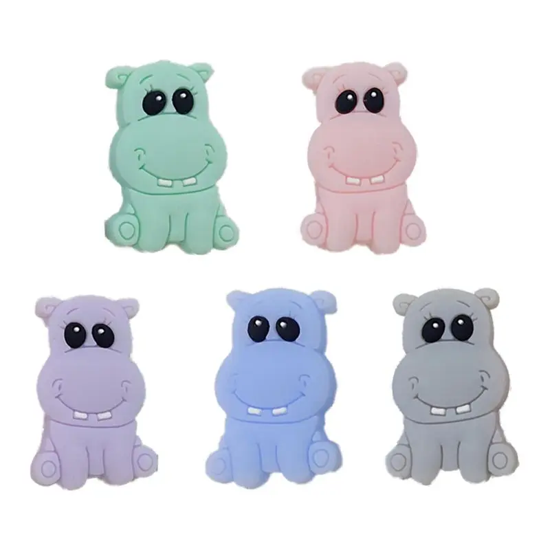 happy hippo teether