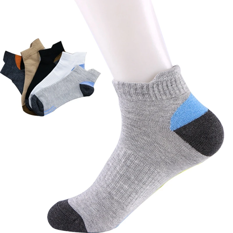 Новинка Мужская повседневная обувь Спортивные носки для мужчин хлопковые