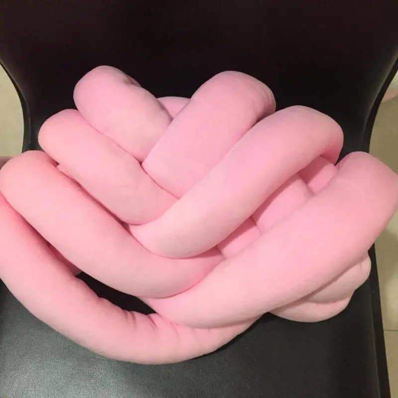 pink 1 кг 5-6 см диаметр толстая супер громоздкая массивная пряжа ручная вязка крючком мягкая большая хлопковая пряжа для рукоделия для детской кровати с оборками - Цвет: pink