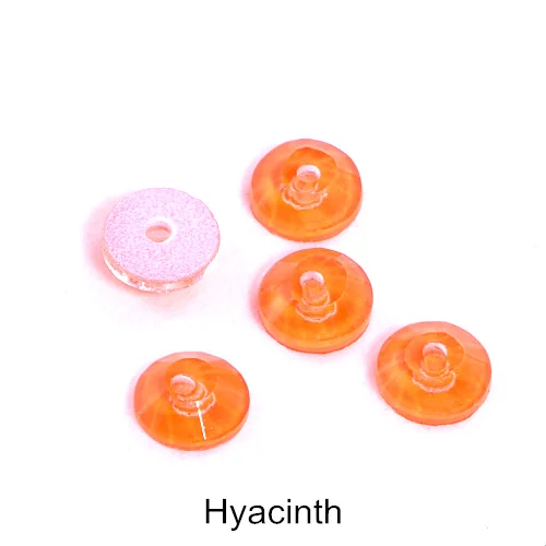 3 мм-10 мм круглые неоновые пришитые Стразы с отверстием, стеклянные стразы для шитья, светящиеся в ультрафиолете для свадебного платья B1329 - Цвет: Hyacinth