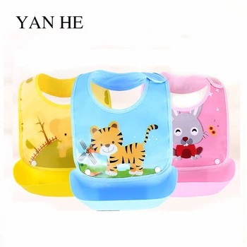 

Children's Rice Bag Baby's Three-dimensional Bib Removable and Washable Waterproof and Antifouling Saliva Bag Food God
