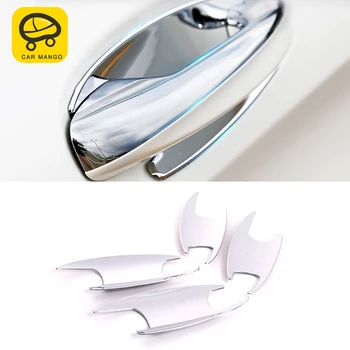 

CatManGo For Mercedes Benz GLC 2016-2019 Car Door Gate Handle Door Bowl Cover Frame Trim Sticker Chrome Exterior Accessories