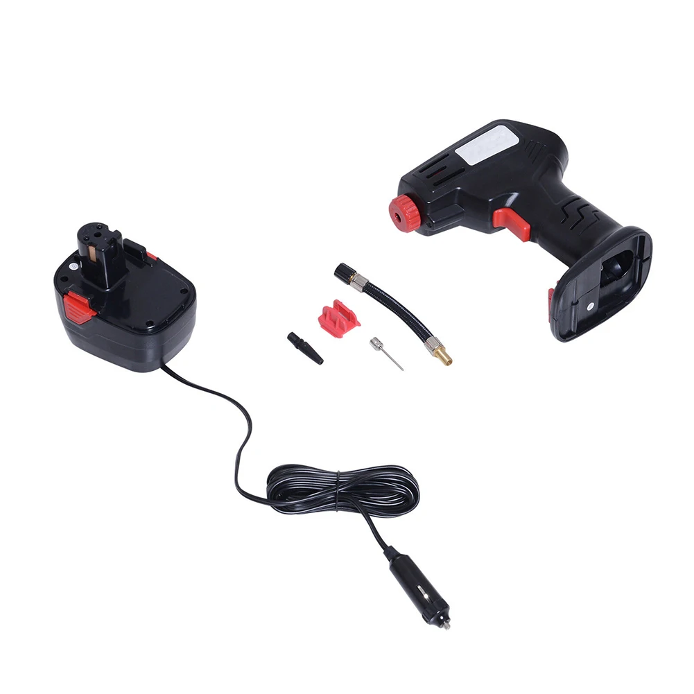 

Handheld Car Tire Air Compressor Pump Electric Led Tool Portable Quick Automatic Inflator Cordless Universal Lightweight Bike
