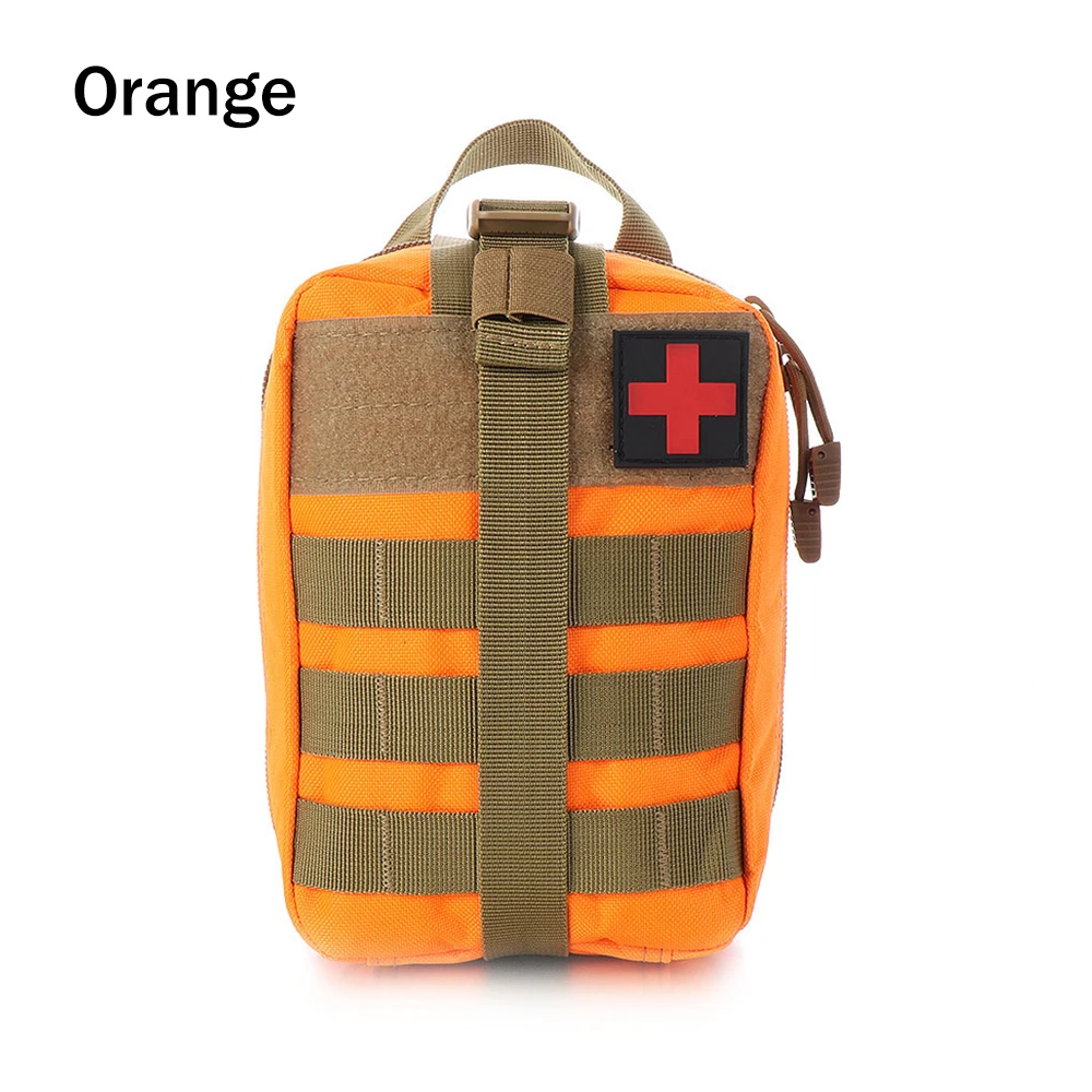 Походная сумка для экстренных ситуаций, альпинизма, скалолазания, спасательная маленькая сумка, тактический медицинский набор для выживания - Цвет: Orange