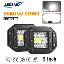

LEDBARX 5" Inch 6000K Offroad LED Light Bar Spot Flood Combo Led Work Light 12V 24V For Motorcycle Auto 4x4 SUV Truck Fog Light