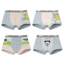 6 шт./партия, Новое поступление, нижнее белье для мальчиков хлопковые трусы, нижнее белье для маленьких мальчиков детские шорты с рисунками из мультфильмов, ZL17