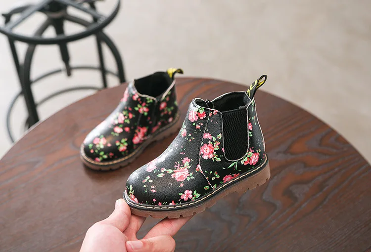 New 2022 Winter Children Snow Boots Waterproof Kids Girls Ankle Boots Pu Leather No-slip Rubber Boots Toddler Boys Botas Shoes children's shoes for high arches