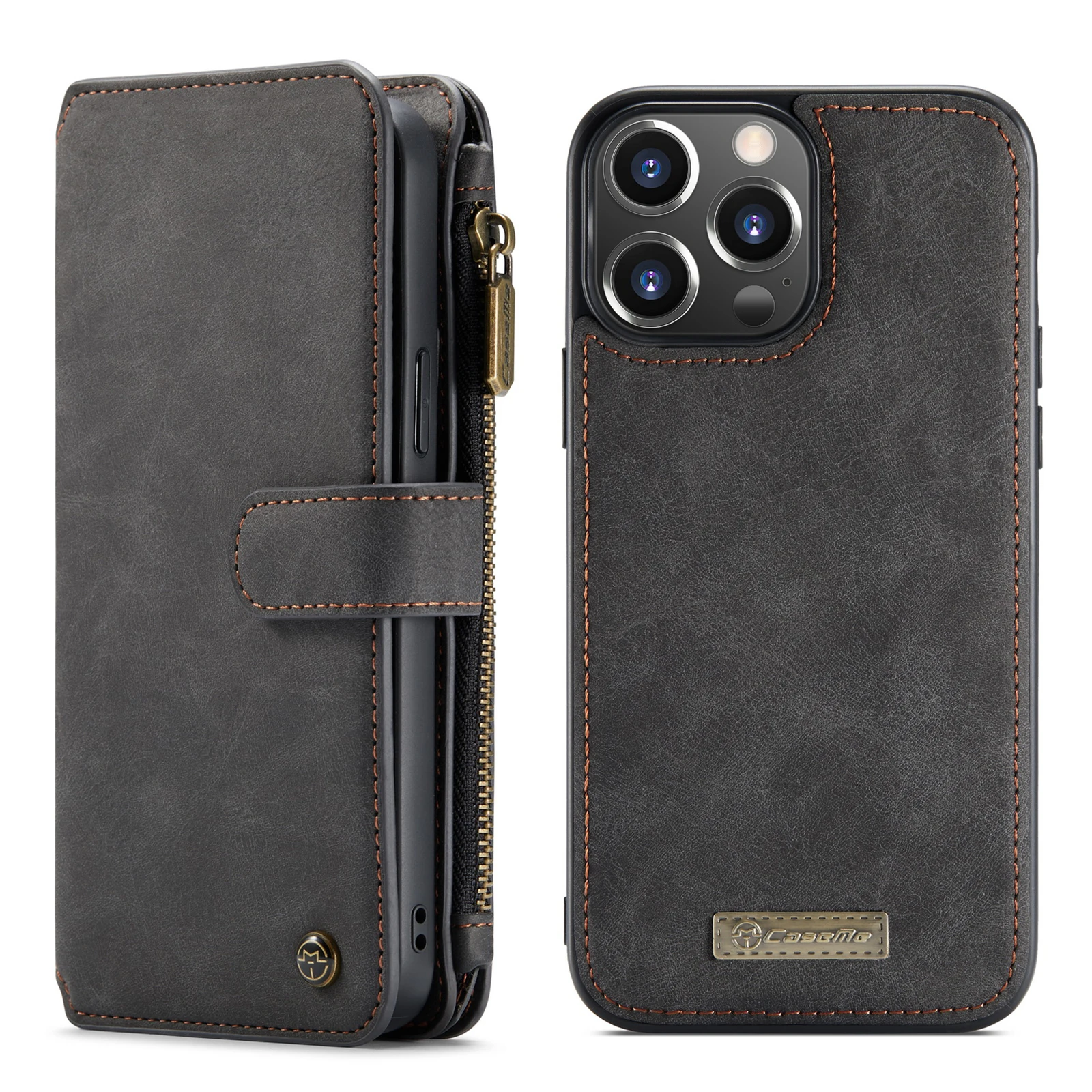 Waliicorners iPhone 13 Pro Max Mini Case Shockproof Phone Cases Leather Wallet Card Solt Flip Cover 15 H43300560dcb14ce1b70bf058565b2939r
