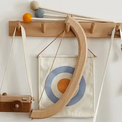 Ensemble de tir à l'arc et aux flèches de Simulation en bois, jeu interactif Parent enfant, exercice de Coordination œil main, jouet pour enfants 