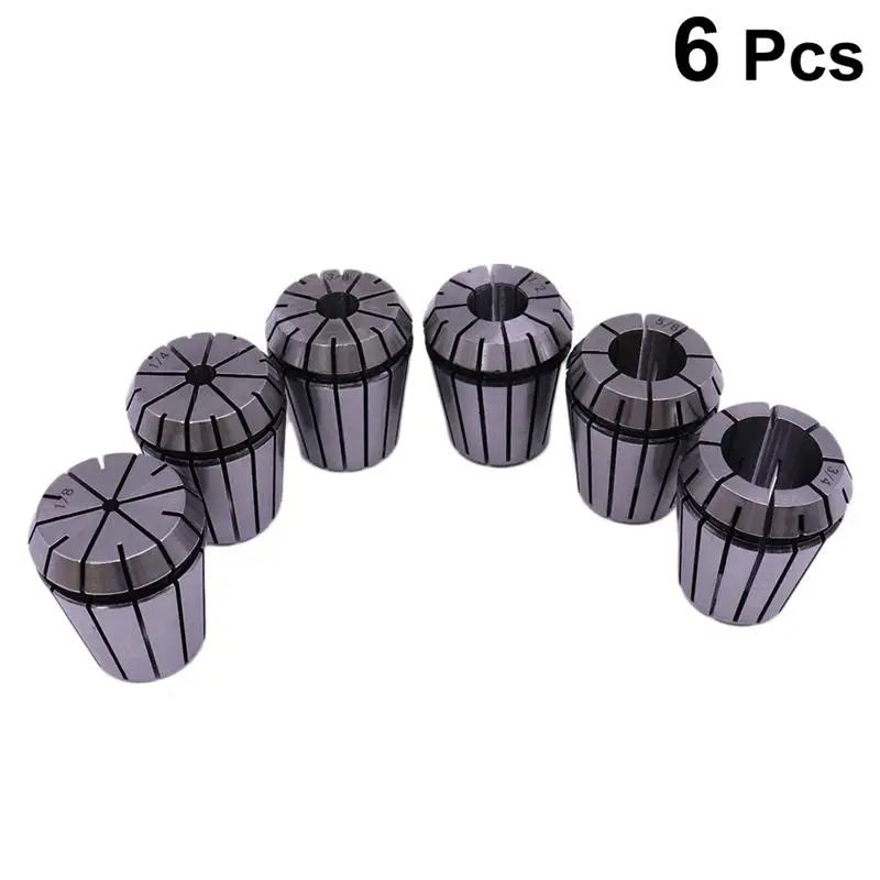 

WINOMO 6pcs Ultra Precision ER32 Spring Collet Set Milling Lathe Tool Spring Collet Chuck For Engraving Machine Lathe