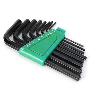 

8pcs Allen Key Hexagon Wrench Tools set Matte End Spanner set Screwdriver Set Tool Kit 1.5mm -6mm wrench set