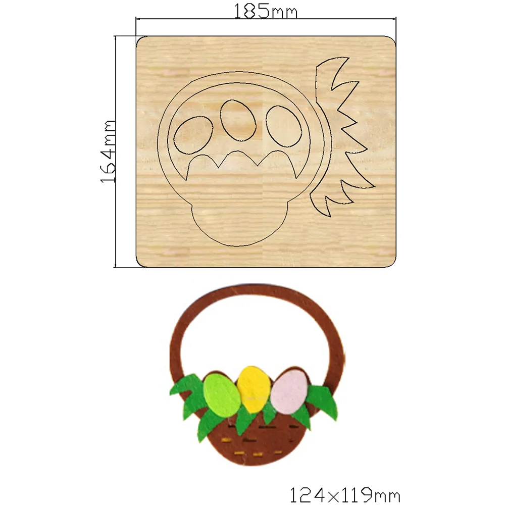 

Новинка 2021, деревянные пресс-формы в виде корзины для фруктов, подходят для распространенных больших высекальных машин на рынке