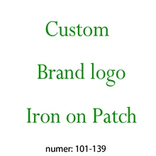 Изготовленный на заказ бренд Pathes горячей фиксации аппликация логотип железа на патч моды стикер DIY украшения