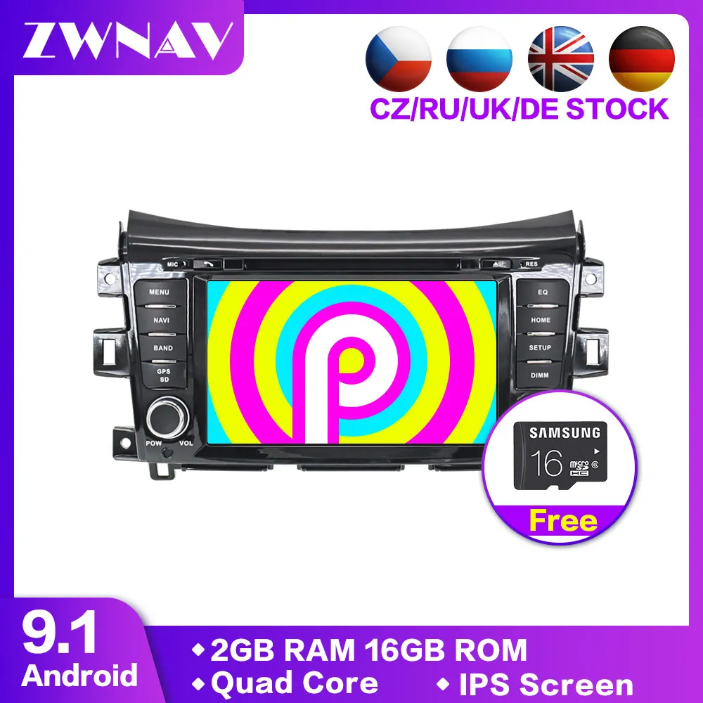 Android 9,1 Автомобильный мультимедийный радио для Nissan NAVARA Frontier dvd NP300 gps Navi стерео BT карта wifi