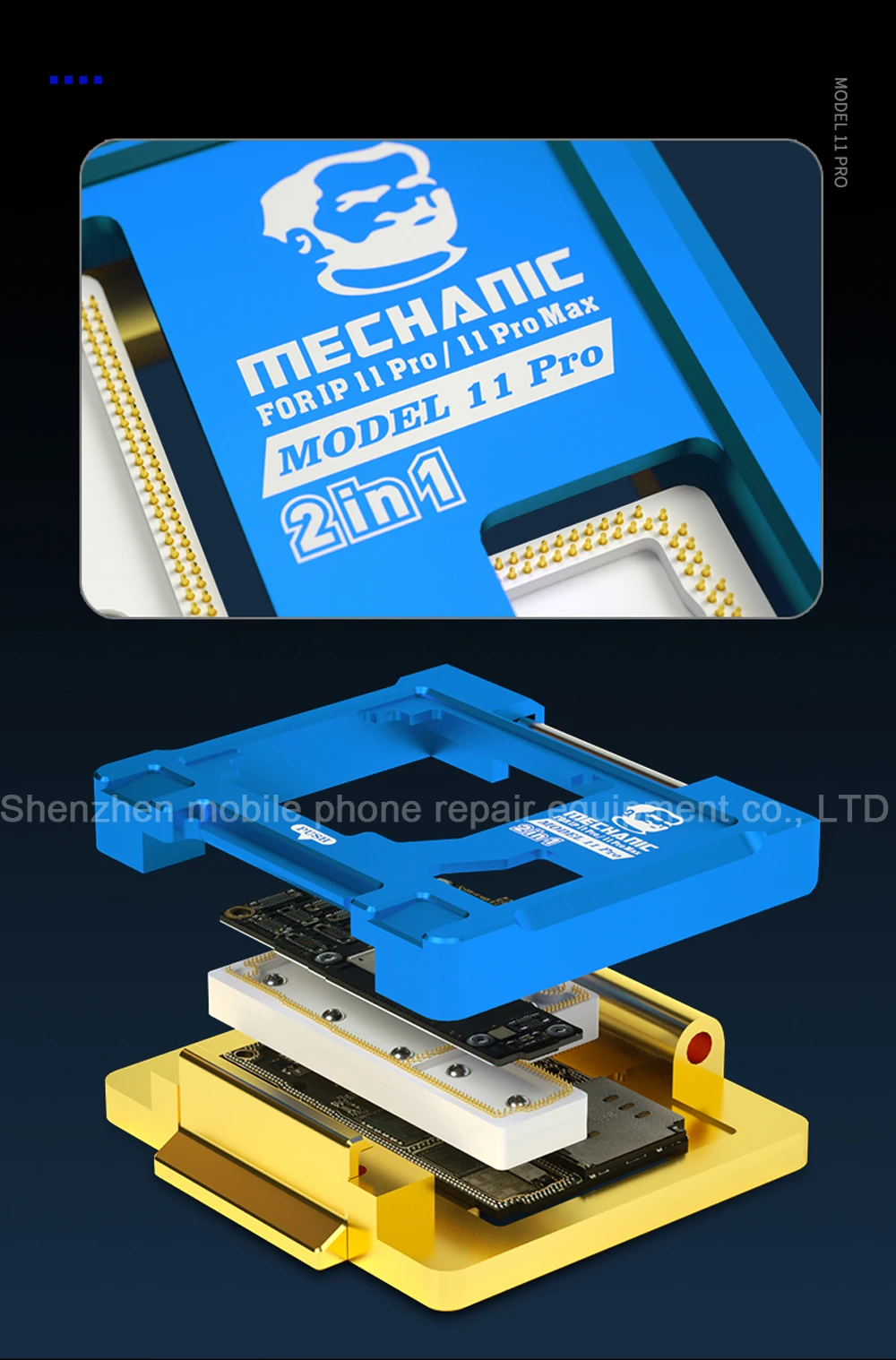 Механика модель 11PRO материнская плата тестовая платформа тест ing Рамка для IPhone 11 PRO/PRO MAX многофункциональная тестовая ремонтная платформа