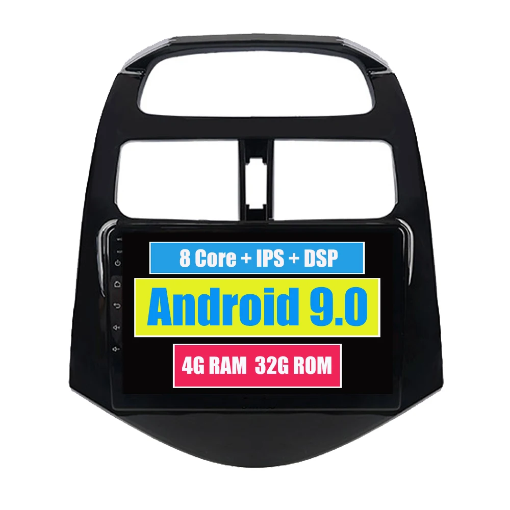 

RoverOne Android 9.0 Car Multimedia Player For Chevrolet Spark 2010 - 2014 Autoradio Bluetooth Radio Stereo GPS Navigation DSP
