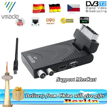 

newest DVB T2 Support DVB T2 set top boxes digital TV Receiver DVB-T2 decoder H.265 Hevc youtube MeeCast DVB T With USB WIFI