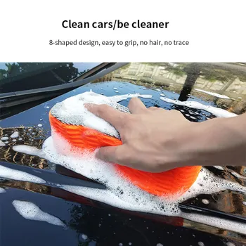 

Car Wash Sponge Car Cleaning Potent Water Absorption Washing 8-Shaped Cleaner Eraser Filter Particles Sandwich Mesh Hole Durable