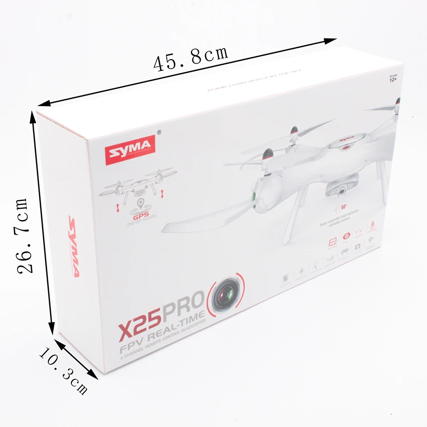 Дрон SYMA X25PRO Wifi FPV Регулируемый 720P RC Дрон с камерой Квадрокоптер RTF gps положение удержание высоты RC Дрон vs SG900 XS812