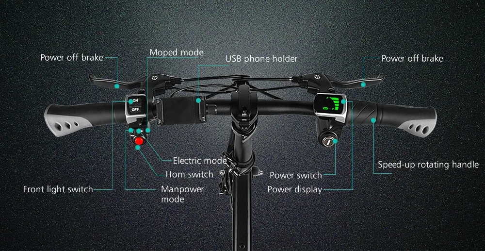 Fiido-D1-Folding-Electric-Moped-Bike-7-8Ah-Lithium-Battery-5