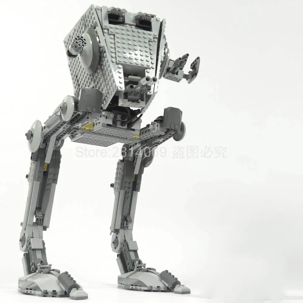 

05052 Star Wars The Empire AT-ST Robot Mobile Building Block 1136Pcs Brick Toys For Gift 10174 Children Gift