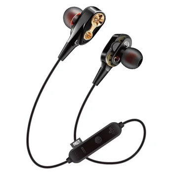 

G23 Bluetooth Earphone Double Unit Drive In Ear Bass Subwoofer Wireless Sport Headset Earbud auriculares all phone Earphone