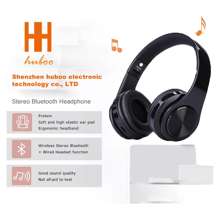 Wireless Headphones Over Ear Bluetooths Foldable Hi-Fi Wireless Headset 