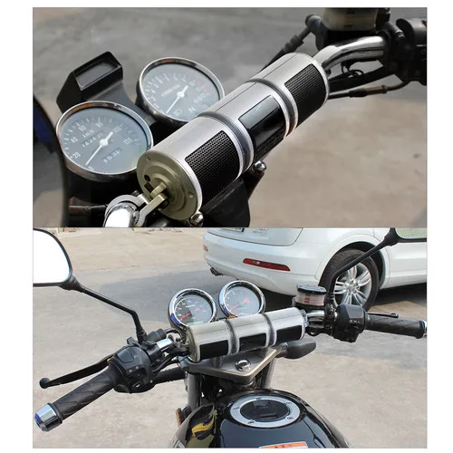 

Universal Motorcycle High Fidelity Stereo Waterproof MP3 Player Speaker FM BT Radio Audio System for Scooter Bike ATV