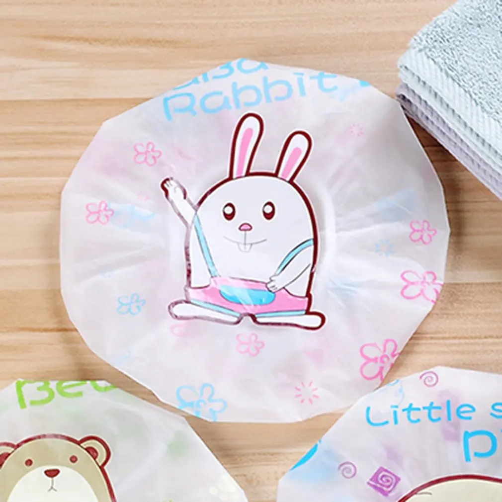 

Cartoon Printed Thick Waterproof Shower Cap
