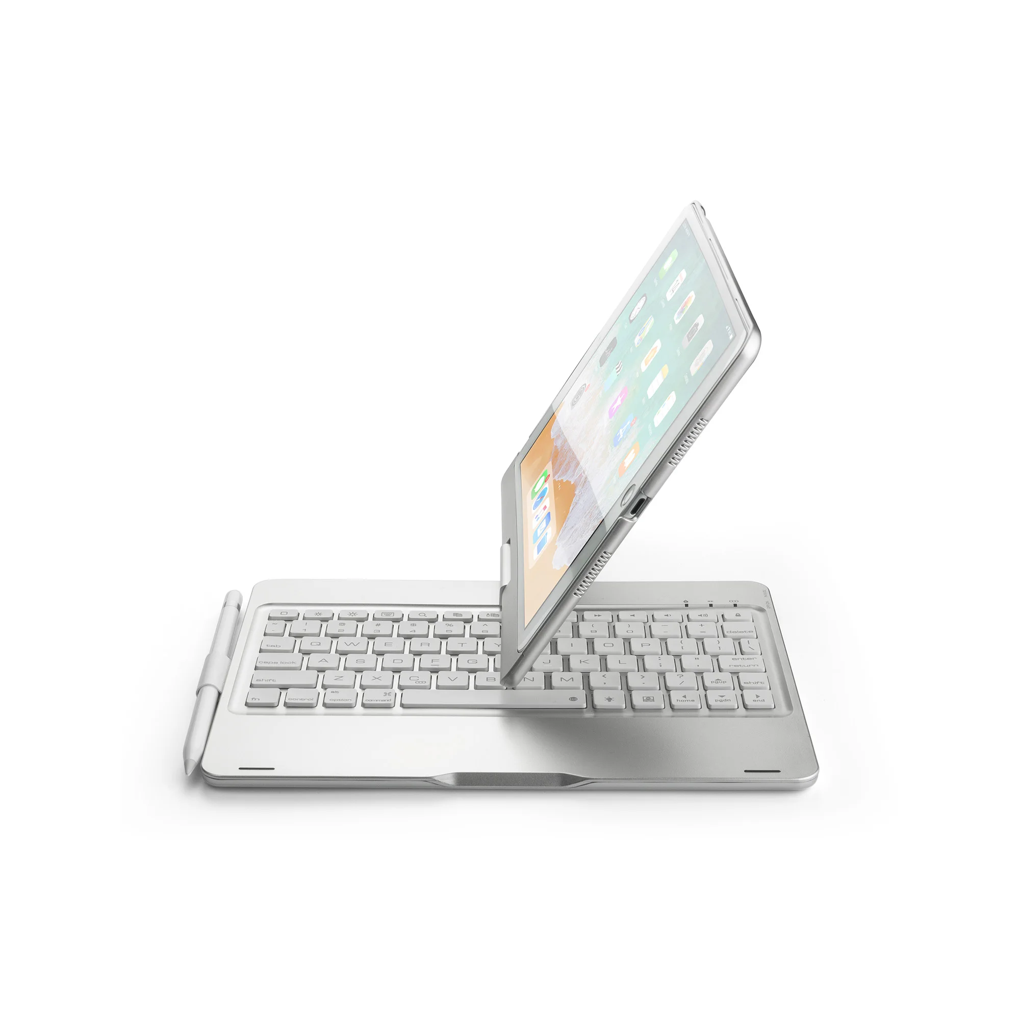 360 градусов вращение беспроводной Bluetooth клавиатура чехол для iPad Pro 10,5 дюймов с Красочная светодиодная подсветка