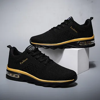 

Mens Sneakers 2019 New Autumn Men Casual Shoes Male Flats Mesh Comfortable and breathable Loafers Breathable Men Zapatillas New