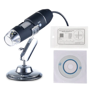 

Digital USB Microscope 500X Magnifier Protable Endoscope Microscope with Stand 83XF
