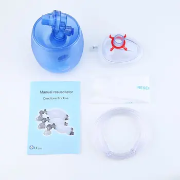 

Simple Breathing Apparatus PVC Adult Child Baby Medical artificial resuscitator Respiration emergency wake-up balloon 1 Set