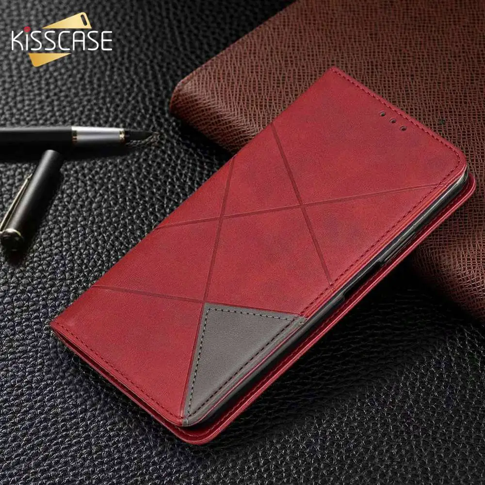 чехол для iphone 11 pro max xr 7 Kisscase флип Чехлы PU кожаный подставка iPhone Pro Max XR XS 8 Магнитный