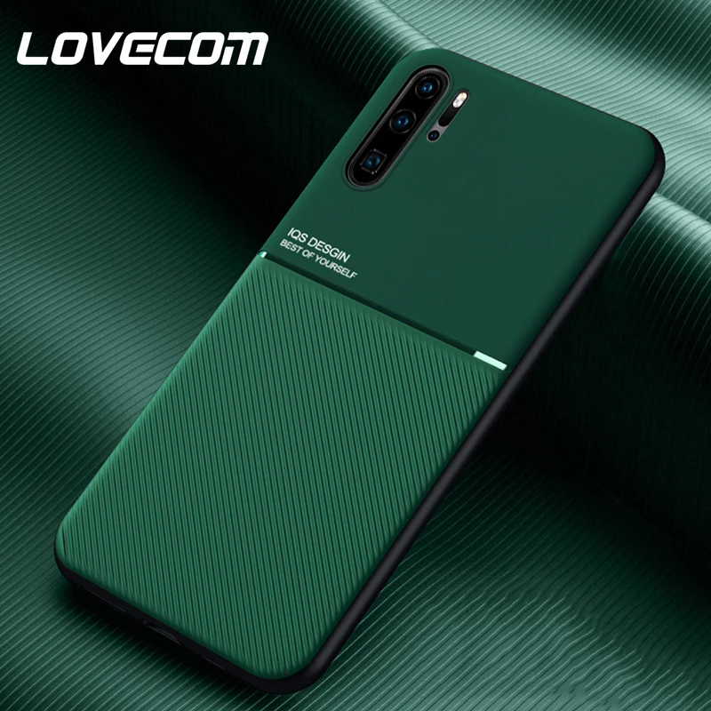 Чехол LOVECOM для телефона с текстурой кожи или Huawei P20 P30 Pro Mate 20 30 Nova 5 мягкий