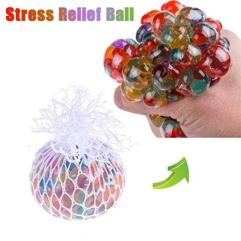 Raisin vent balle créative toyMesh balle Stress réduire raisin jouets soulagement de l'anxiété Stress autisme presser balle enfants enfants drôle jouet