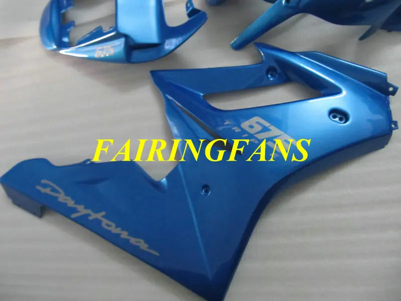 Инъекции Обтекатели на кузов для Triumph Daytona 675 06 07 09 DAYTONA 675 2006 2007 2008 ABS голубой обтекатель комплект боди+ подарки DW09