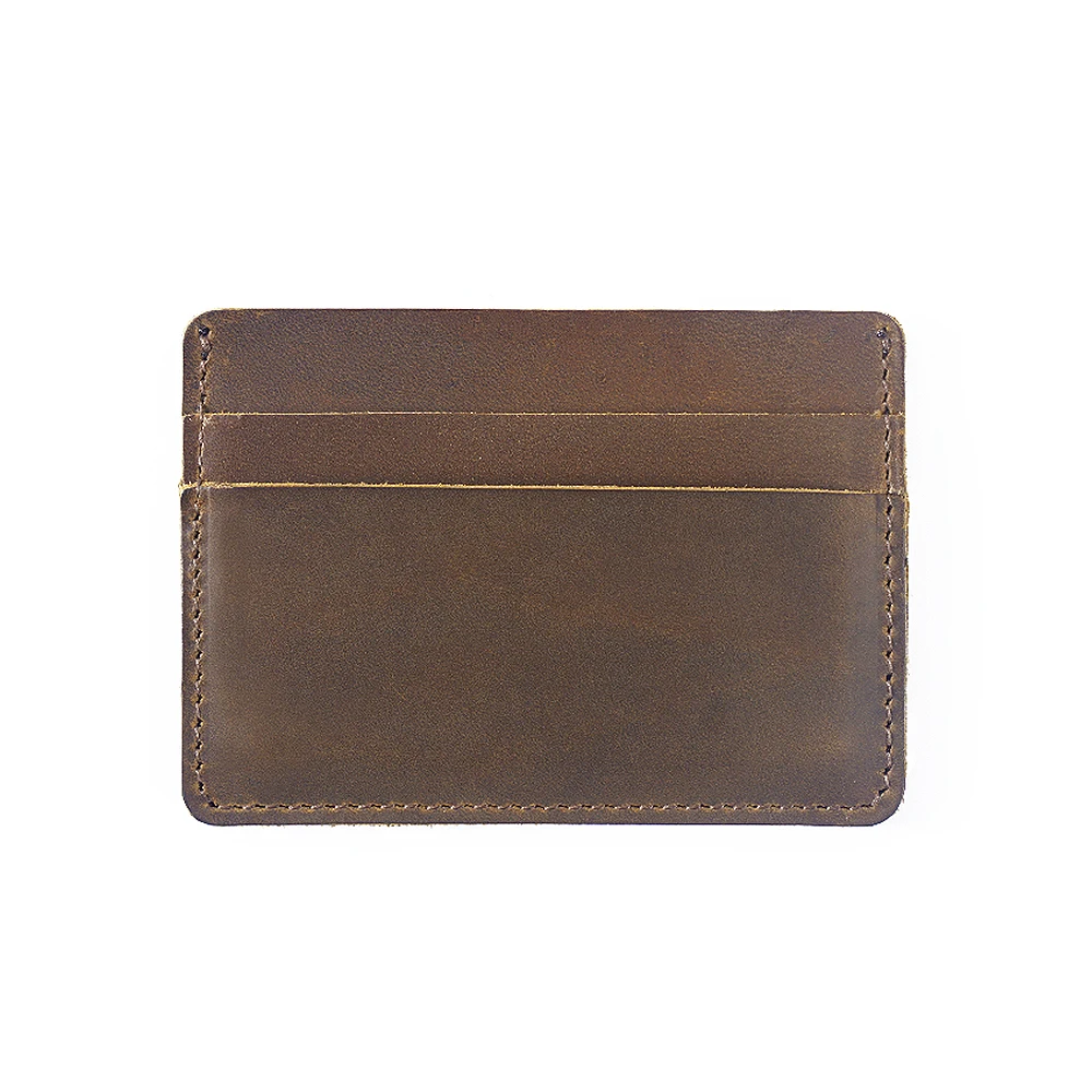 Wallet Id-Card-Holders Credit Moterm Customized Business Vintage-Design Unisex Crazy