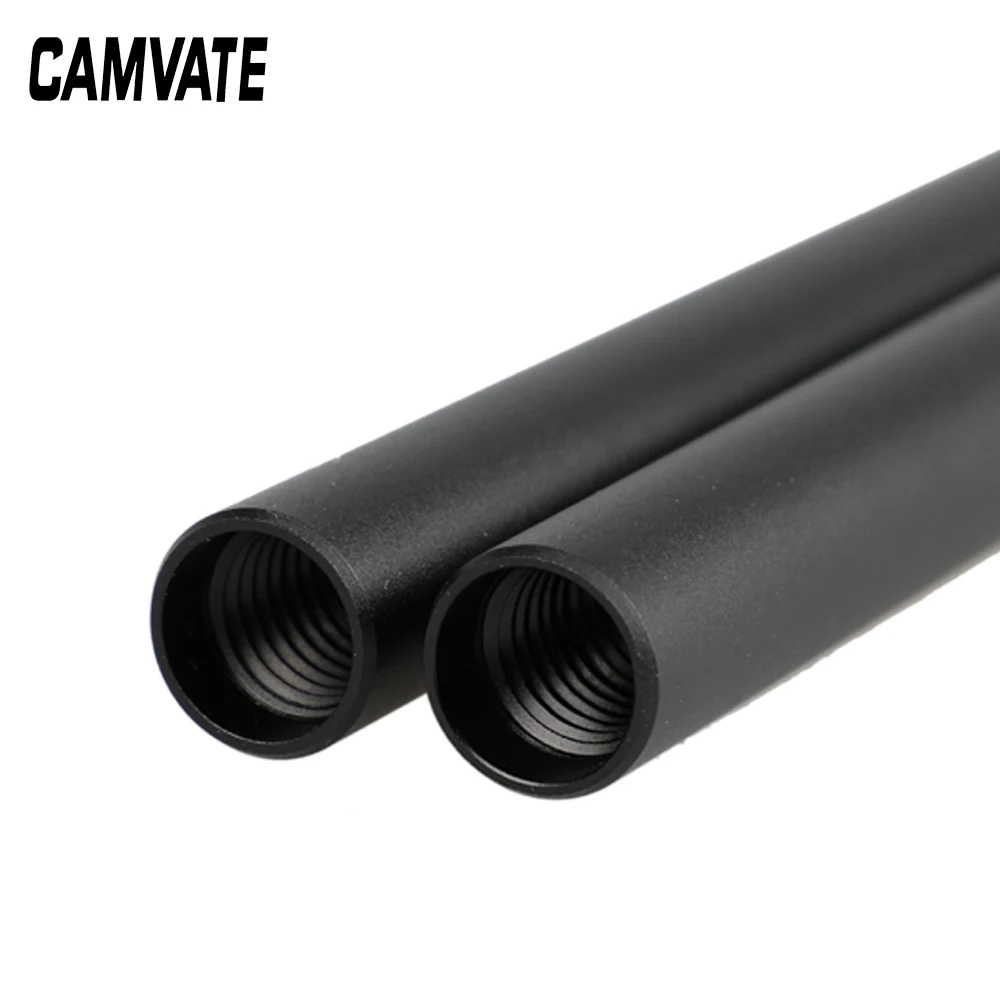 CAMVATE 15 мм стержень алюминиевая анодированная труба M12 длина 150 (2 трубы)