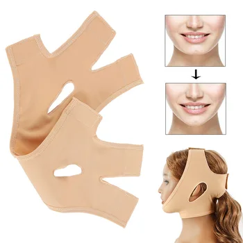 

Facial Thin Face Mask Slimming Bandage Skin Belt Shape Lift Reduce Double Chin Face Mask Thining Band parches para adelgazar