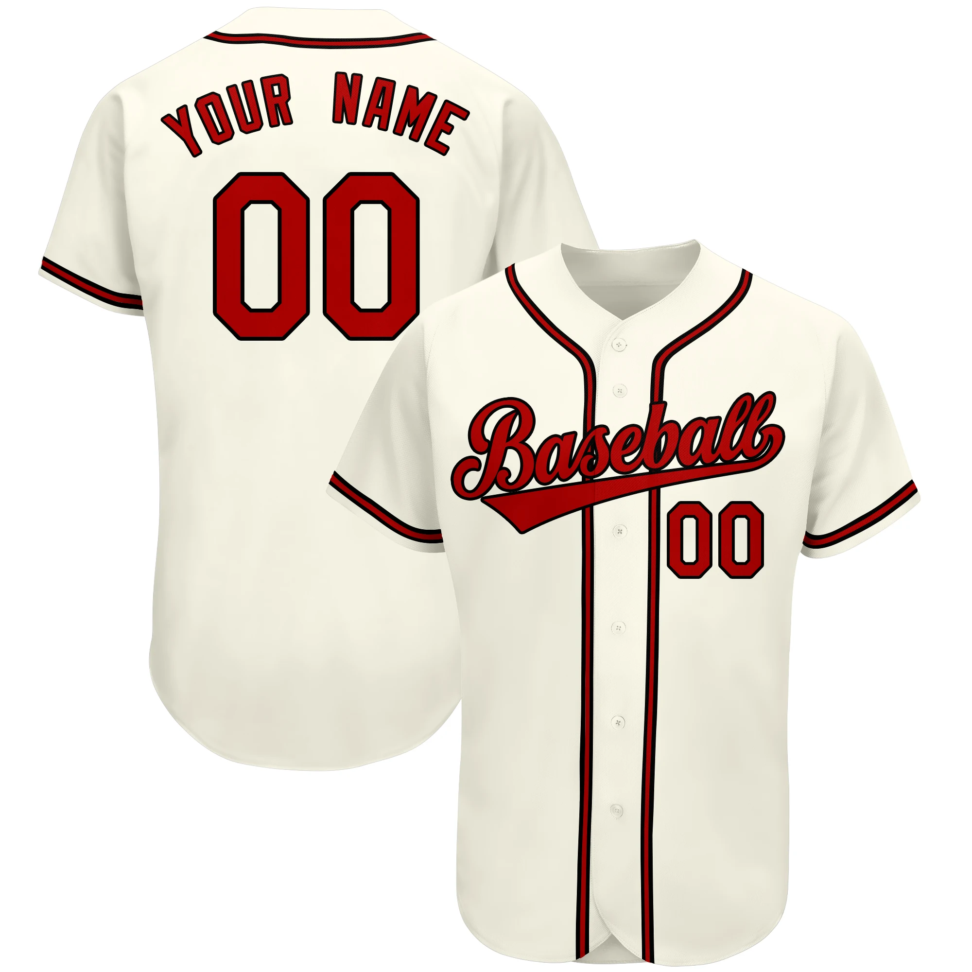 Personalized Baseball Jersey Design Make Own Baseball Shirt Printing Name Number Softball Game Special Men/Woman/Youth