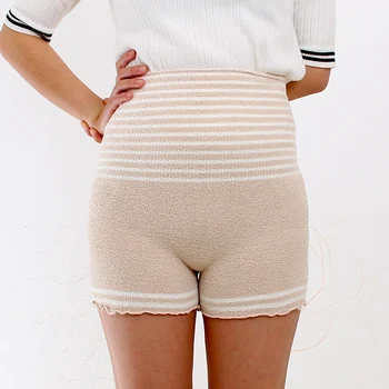 

Soft high-waisted shorts for home heating safety leggings for ladies with menstruating winter and winter thermal shorts