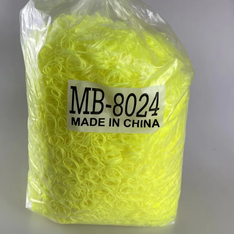 Ungefähr 1 kg bunte kleine transparente Gummibänder für Babys, hochelastisches Haargummi, Gummi, Kind, Scrunchie, Pferdeschwanzhalter, Großhandel – Detail 10