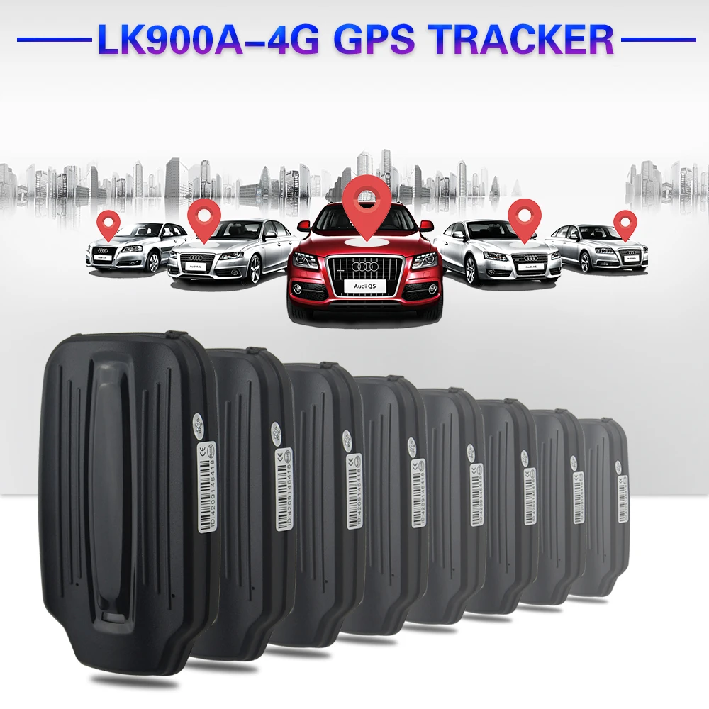 4G Смарт gps автомобильный трекер LK900A грузовик Сильный магнитный супер мощный