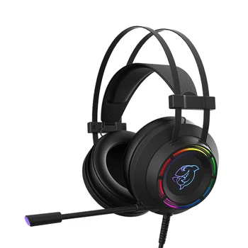 

Headphones with Microphone, 7.1 Channel On Ear Headsets with USB Plug for Computer