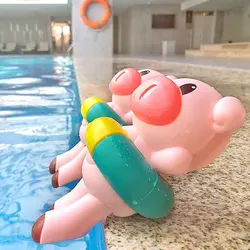 YK – jouets de bain pour enfants, cochon nageur rotatif de dessin animé, jouets interactifs de printemps, 2022 